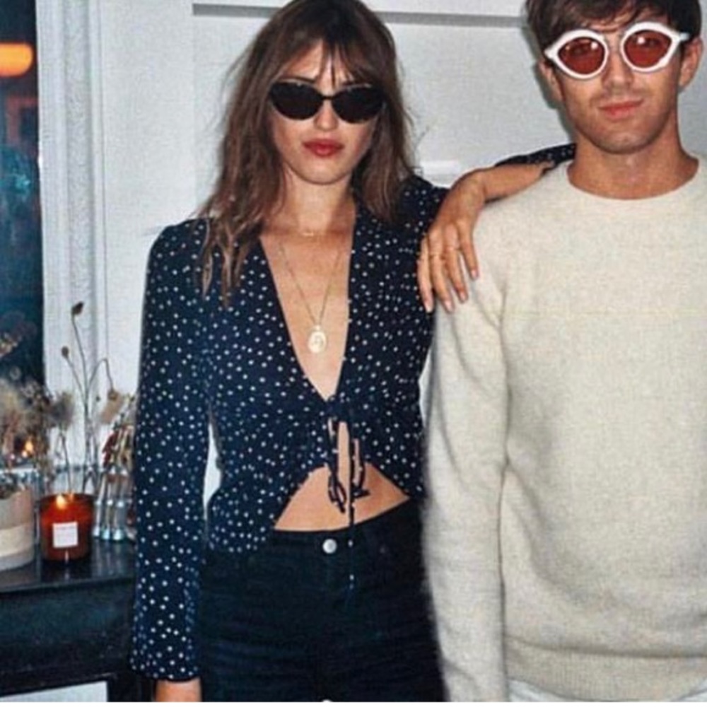 Realisation Par Bianca Top Navy Star XS